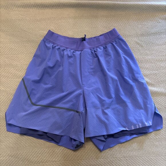 Lululemon License To Train Shorts Mens Small Purple 7" Athletic Training Gym - Picture 2 of 9